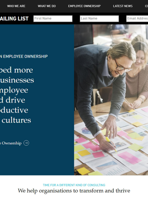 Baxendale built using WordPress, web design by Convoy Media