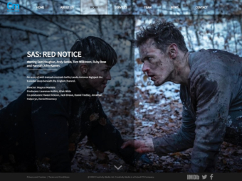 Creativity Media built using WordPress, web design by Convoy Media