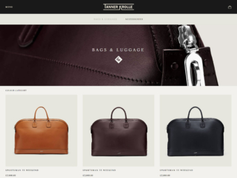 Tanner Krolle built using Shopify, web design by Convoy Media