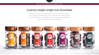 Kokoa Collection built using WordPress and WooCommerce, web design by Convoy Media