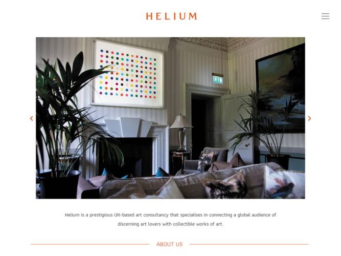 Helium London built using WordPress and Elementor by Convoy Media